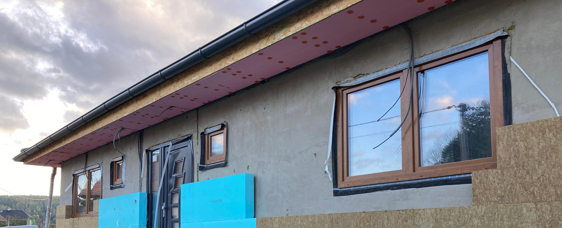 Príprava pre exterierové žalúzie